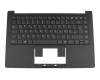 Keyboard incl. topcase DE (german) black/black original suitable for Medion Akoya E4251 (NS14G)