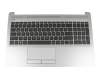 V162602IS1 GR original Sunrex keyboard incl. topcase DE (german) black/silver