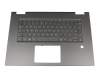 5CB0Q96440 original Lenovo keyboard incl. topcase DE (german) black/black with backlight