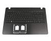 Keyboard incl. topcase DE (german) black/black original suitable for Acer Aspire F15 (F5-573)