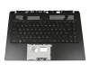 Keyboard incl. topcase DE (german) black/black with backlight original suitable for MSI GS65 8RE (MS-16Q2)