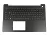 1RP48 original Dell keyboard incl. topcase DE (german) black/black