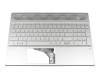 Keyboard incl. topcase DE (german) silver/silver with backlight (GTX graphics card) original suitable for HP Pavilion 15-cs1300