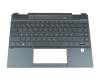 Keyboard incl. topcase DE (german) black/black with backlight original suitable for HP Spectre x360 13-ap0100