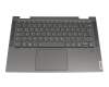 SG.92710-2DA original LiteOn keyboard incl. topcase DE (german) grey/grey with backlight