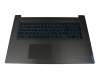 5CB0U42816 original Lenovo keyboard incl. topcase DE (german) black/blue/silver with backlight