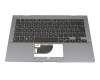 Keyboard incl. topcase DE (german) black/grey with backlight original suitable for Asus Pro B9440UA