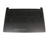 Keyboard incl. topcase FR (french) black/black original suitable for HP 15-bs000