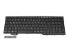 Keyboard DE (german) black/black original suitable for Fujitsu LifeBook A555