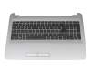 Keyboard incl. topcase IT (italian) black/silver original suitable for HP 256 G5