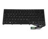 Keyboard DE (german) black with backlight original suitable for Fujitsu LifeBook U728