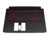 NKI151315N original Acer keyboard incl. topcase DE (german) black/black with backlight (GTX 1650)