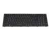 Keyboard DE (german) black with backlight suitable for Sager Notebook NP6873 (N870EK1)