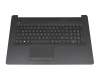 Keyboard incl. topcase DE (german) black/black (PTP/without DVD) original suitable for HP 17-by4000