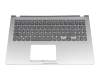 Keyboard incl. topcase DE (german) white/silver original suitable for Asus VivoBook 15 M509DA