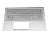 90NB0MI2-R31GE0 original Asus keyboard incl. topcase DE (german) silver/silver with backlight