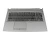 7A7-14DK11B-S11 original MSI keyboard incl. topcase FR (french) black/grey with backlight