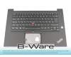 Keyboard incl. topcase DE (german) black/black with backlight and mouse-stick b-stock suitable for Lenovo ThinkPad X1 Extreme (20MF000RMZ)