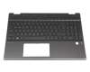 8CG24824ZZ original HP keyboard incl. topcase CH (swiss) black/black with backlight