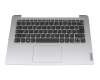Keyboard incl. topcase FR (french) black/silver original suitable for Lenovo IdeaPad 1 14IGL7 (82V6)
