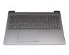 Keyboard incl. topcase DE (german) anthracite/anthracite original suitable for Medion Akoya P17601 (M17WKN)