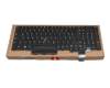 Keyboard DE (german) black/black with mouse-stick original suitable for Lenovo P15v Gen 2 (21A9/21AA)