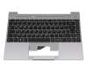 Keyboard incl. topcase DE (german) black/grey original suitable for Medion Akoya E14301/E14302 (NS14AP)