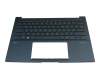 90NB11R1-R31GE0 original Asus keyboard incl. topcase DE (german) blue/blue with backlight
