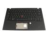 5M10Z27455 original Lenovo keyboard incl. topcase FR (french) black/black with backlight and mouse-stick