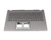 6B.JDEN2.014 original Acer keyboard incl. topcase DE (german) grey/grey with backlight