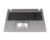 6B.BB5N7.009 original Acer keyboard incl. topcase DE (german) black/grey with backlight