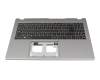 6B.KHJN2.015 original Acer keyboard incl. topcase CH (swiss) black/grey