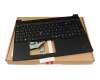 5M11S10178 original Lenovo keyboard incl. topcase DE (german) black/black with backlight and mouse-stick