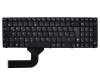 Keyboard DE (german) black/black glare suitable for Asus K53SK