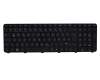 Keyboard DE (german) black/black glare original suitable for HP Pavilion dv7-6b14eg (A3B55EA)