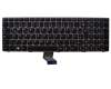 Keyboard DE (german) black/dark gray original suitable for Lenovo B570 (1068)