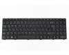 0KN0-XV1GE28 original Medion keyboard DE (german) black/black glare with Windows 7 layout
