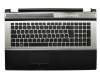Keyboard incl. topcase DE (german) black/anthracite original suitable for Samsung RC730-S03DE
