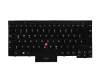 Keyboard DE (german) black/black with mouse-stick suitable for Lenovo ThinkPad X230i (2322)