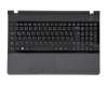 BA81-15362A original Samsung keyboard incl. topcase DE (german) black/black