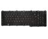 Keyboard DE (german) black original suitable for Toshiba Qosmio F60-10L