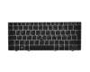 Keyboard DE (german) black/silver with mouse-stick original suitable for HP EliteBook 2560p