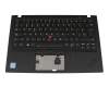102-16F56LHCO1C original Lenovo keyboard incl. topcase ES (spanish) black/black with backlight and mouse-stick