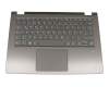 12470815 original Lenovo keyboard incl. topcase DE (german) grey/grey