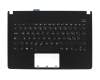 13GNLP1AP060-1 original Asus keyboard incl. topcase IT (italian) black/black