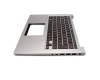13GNTH1AM051-1 original Asus keyboard incl. topcase DE (german) black/silver with backlight