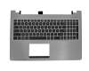 13GNUH1AM051-1 original Asus keyboard incl. topcase US (english) black/silver
