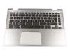 13N0-0DP0F11-1 original Medion keyboard incl. topcase DE (german) black/silver with backlight