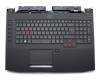 13N0-F4A0E01 original Acer keyboard incl. topcase DE (german) black/black with backlight