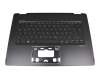 13N0-F8A0701 original Acer keyboard incl. topcase DE (german) black/black with backlight